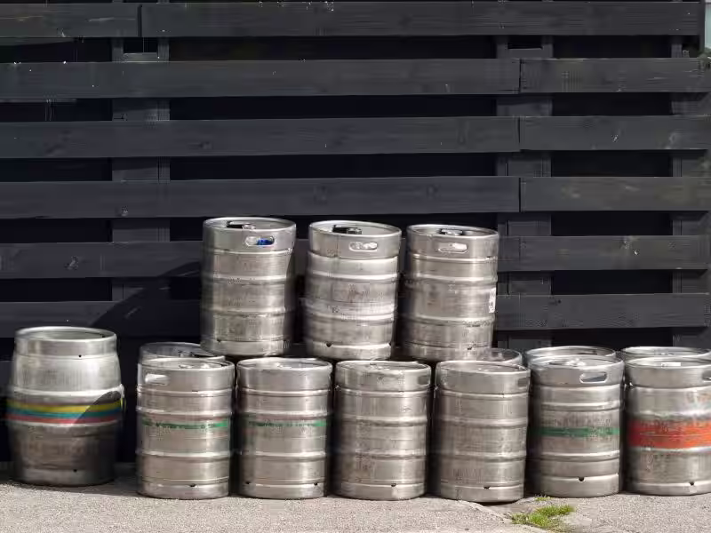 barriles de cerveza