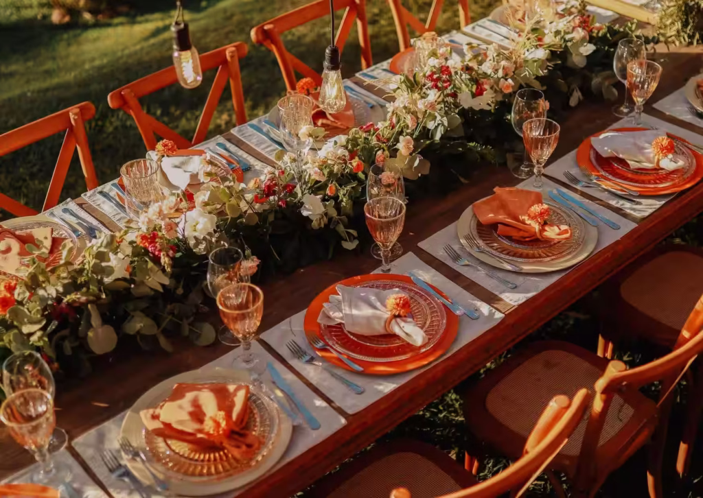 Decoración y ambientación de eventos al aire libre